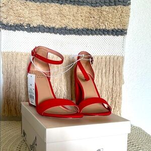 Elegant Red Women's Heels